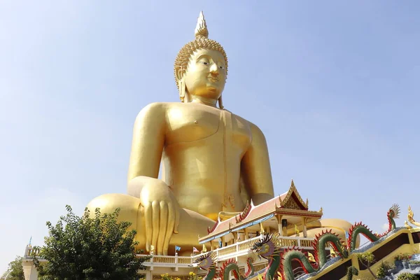 Huge Monument Golden Buddha Thailand — Stock Photo, Image