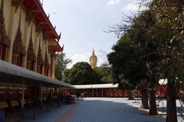 Tayland 'ın Ang Thong' daki Budist tapınağı.