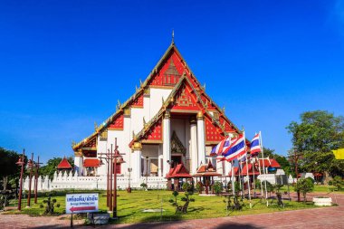 Asya Budist geleneksel tapınağı, Ayutthaya, Tayland