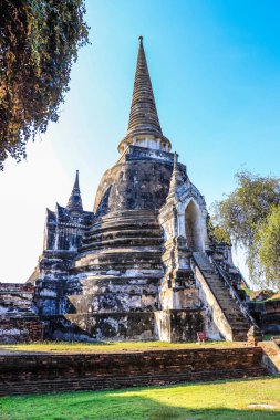 Asya Budist geleneksel tapınağı, Ayutthaya, Tayland