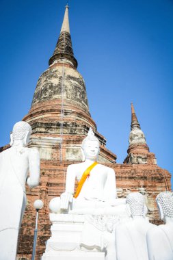 Tayland. Ayutthaya. Wat Yai Chai Mongkhol Tapınağı.