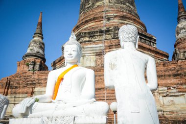 Tayland. Ayutthaya. Wat Yai Chai Mongkhol Tapınağı.