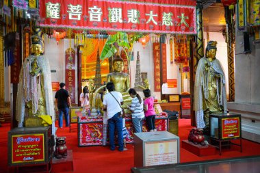 Tayland. Ayutthaya. Wat Phanan Choeng Worawihan Tapınağı.