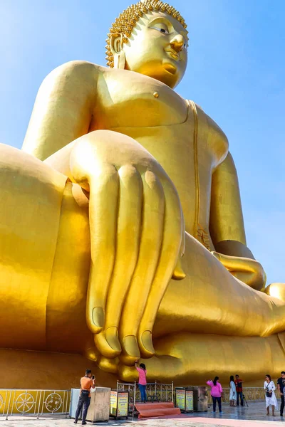 Teilbild Des Buddha Denkmals Ang Thong Thialnd — Stockfoto