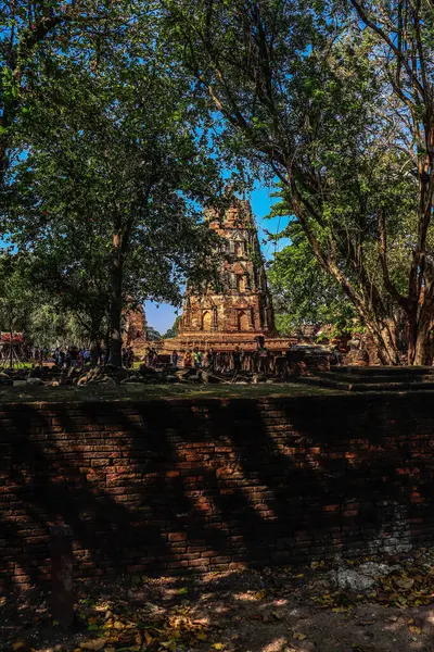 Templo Tradicional Budista Asiático Ayutthaya Tailandia —  Fotos de Stock