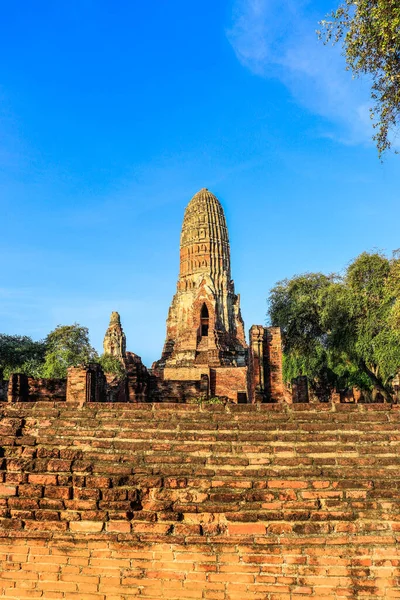 Tempio Tradizionale Buddista Asiatico Ayutthaya Thailandia — Foto Stock