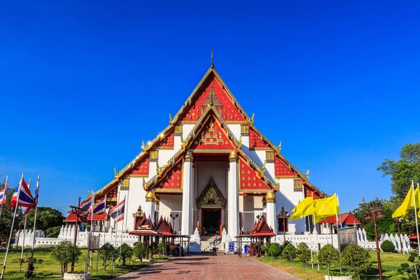 Templo Tradicional Budista Asiático Ayutthaya Tailandia — Foto de Stock