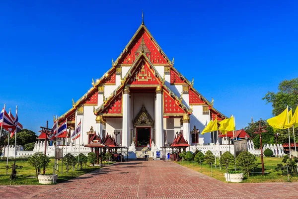 Templo Tradicional Budista Asiático Ayutthaya Tailandia — Foto de Stock