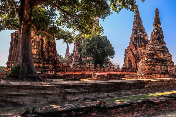 Buddhista Ősi Templom Ayutthaya Thaiföld — Stock Fotó