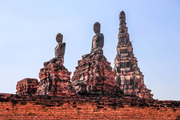 Buddhistischer Alter Tempel Ayutthaya Thailand — Stockfoto