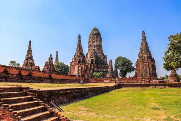 Buddhista Ősi Templom Ayutthaya Thaiföld — Stock Fotó