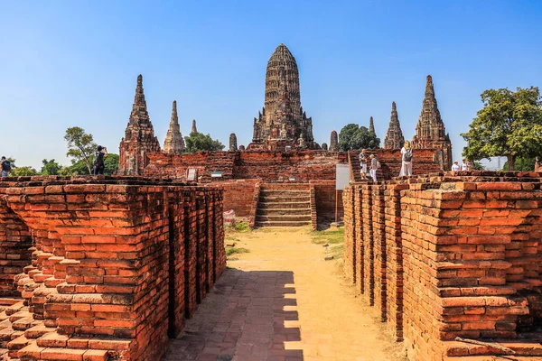 Buddhista Ősi Templom Ayutthaya Thaiföld — Stock Fotó