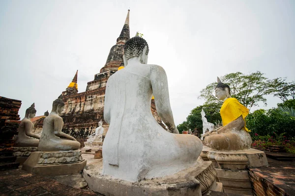 Buddyjska Starożytna Świątynia Ayutthaya Tajlandia — Zdjęcie stockowe