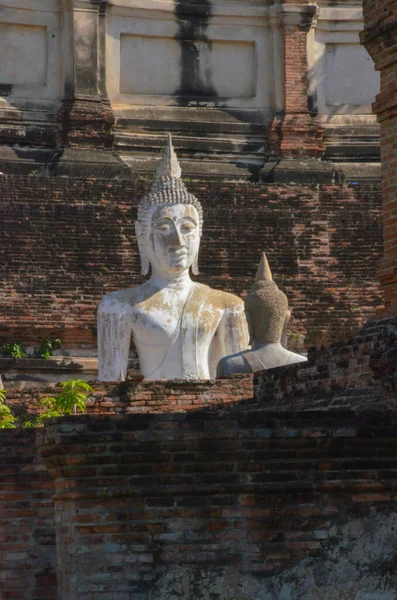 Thailandia Ayutthaya Tempio Wat Yai Chai Mongkhol — Foto Stock