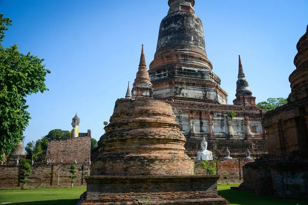 Thailand Ayutthaya Wat Yai Chai Mongkhol Temple — Stock Photo, Image