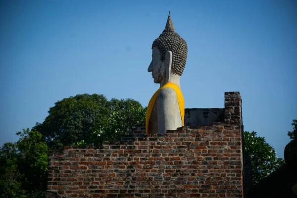 Tailandia Ayutthaya Templo Wat Yai Chai Mongkhol —  Fotos de Stock