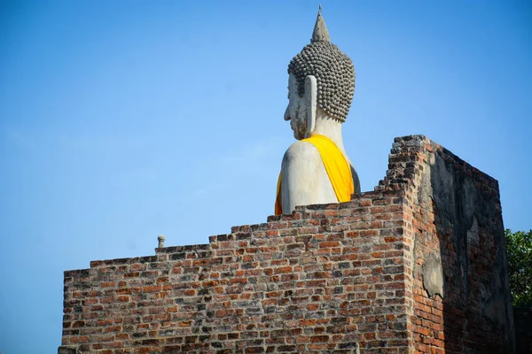 Tayland Ayutthaya Wat Yai Chai Mongkhol Tapınağı — Stok fotoğraf