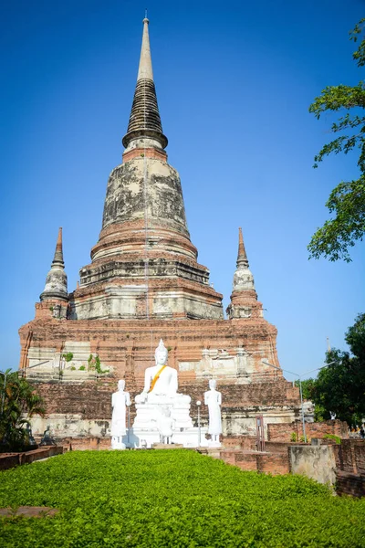 Thailand Ayutthaya Wat Yai Chai Mongkhol Tempel — Stockfoto