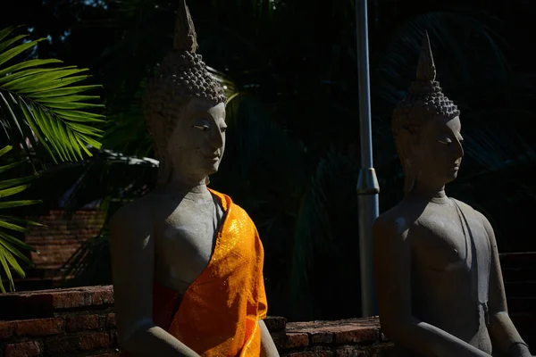 Thajsko Ayutthaya Wat Yai Chai Mongkhol Temple — Stock fotografie