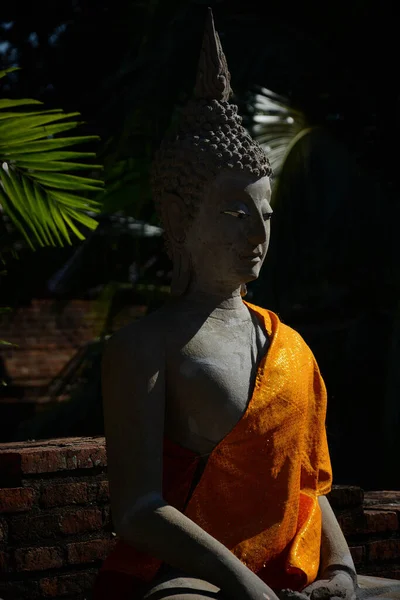 Tailândia Ayutthaya Templo Wat Yai Chai Mongkhol — Fotografia de Stock