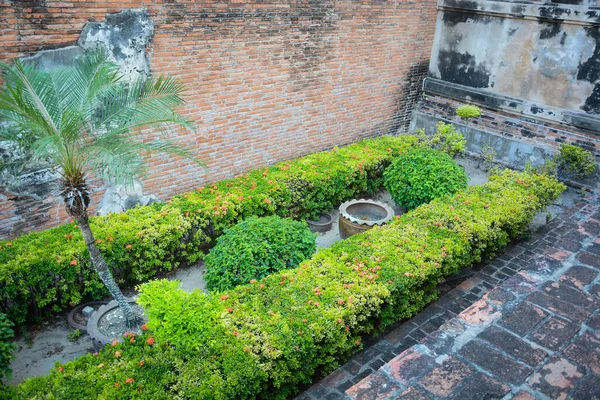 Tailândia Ayutthaya Uma Vista Templo Wat Yai Chai Mongkhol — Fotografia de Stock