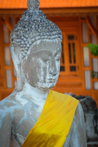 Thailand Ayutthaya View Wat Yai Chai Mongkhol Temple — Stock Photo, Image