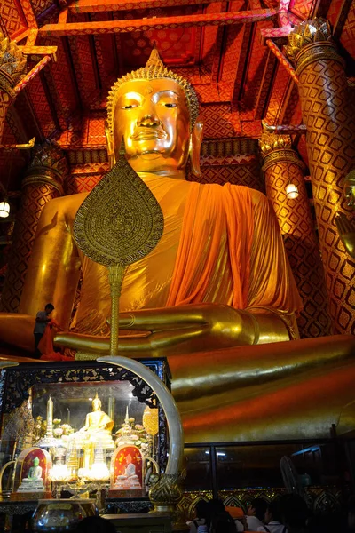 Tayland Ayutthaya Wat Phanan Choeng Worawihan Tapınağı — Stok fotoğraf