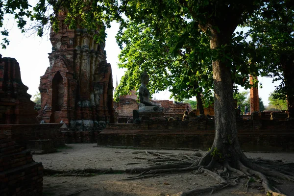 Thaïlande Ayutthaya Temple Wat Mahathat — Photo