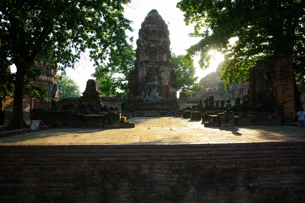 Thailand Ayutthaya Wat Mahathat Tempel — Stockfoto