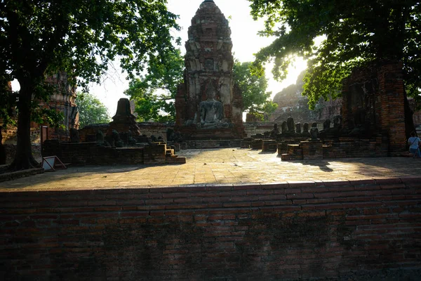 Thaïlande Ayutthaya Temple Wat Mahathat — Photo