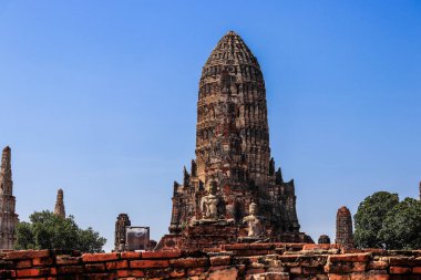 Ayutthaya. Tayland. Wat Chaiwatthanaram Tapınağı