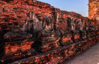 Ayutthaya. Tayland. Wat Chaiwatthanaram Tapınağı