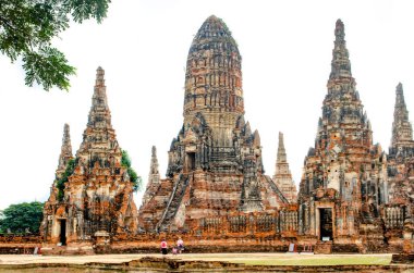 Thailand. Ayutthaya. Wat Chaiwatthanaram Temple clipart