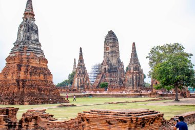 Tayland. Ayutthaya. Wat Chaiwatthanaram Tapınağı