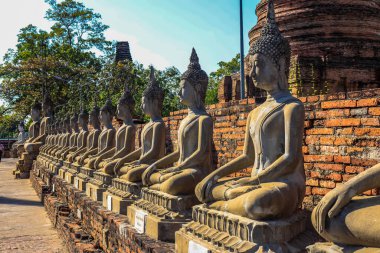 Tayland. Ayutthaya. Wat Yai Chai Mongkhol Tapınağı