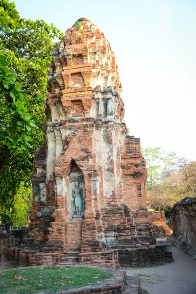 Tajlandia Ayutthayę Piękny Widok Świątyń Mieście — Zdjęcie stockowe
