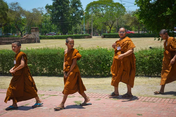 Thailand Ayutthaya Ein Schöner Blick Auf Die Stadt — Stockfoto