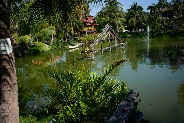 Tailândia Ayutthaya Uma Bela Vista Cidade — Fotografia de Stock