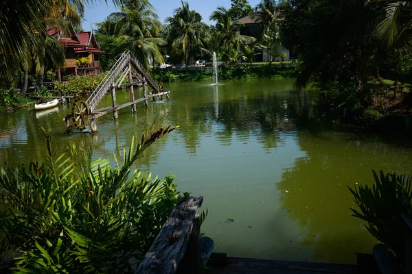 Tajlandia Ayutthayę Piękny Widok Miasto — Zdjęcie stockowe