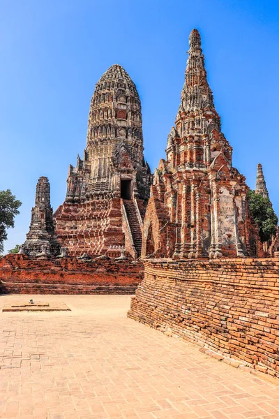 Ayutthaya Tailândia Templo Wat Chaiwatthanaram — Fotografia de Stock