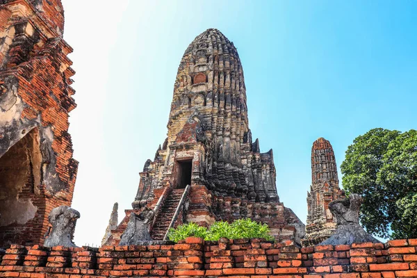 Ayutthaya Tailândia Templo Wat Chaiwatthanaram — Fotografia de Stock