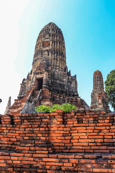 Ajutthaja Thaiföld Wat Chaiwatthanaram Templom — Stock Fotó