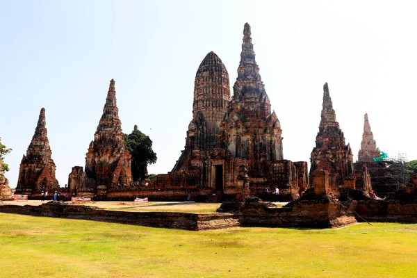 Αγιούταγια Ταϊλάνδη Ναός Wat Chaiwatthanaram — Φωτογραφία Αρχείου