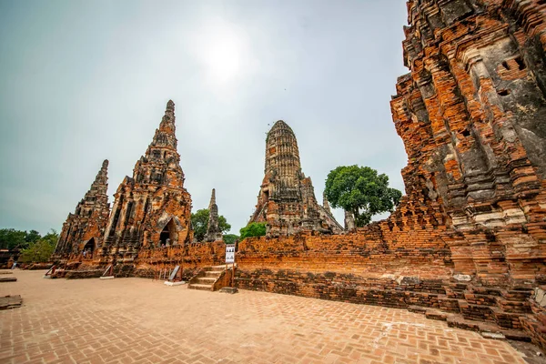 Ayutthaya Thailand Wat Chaiwatthanaram Temple — Stockfoto