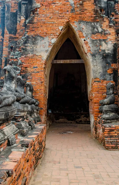 Tailandia Ayutthaya Templo Wat Chaiwatthanaram —  Fotos de Stock