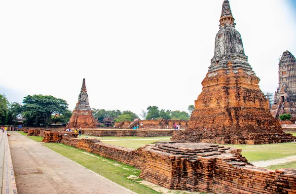 Tailandia Ayutthaya Templo Wat Chaiwatthanaram —  Fotos de Stock