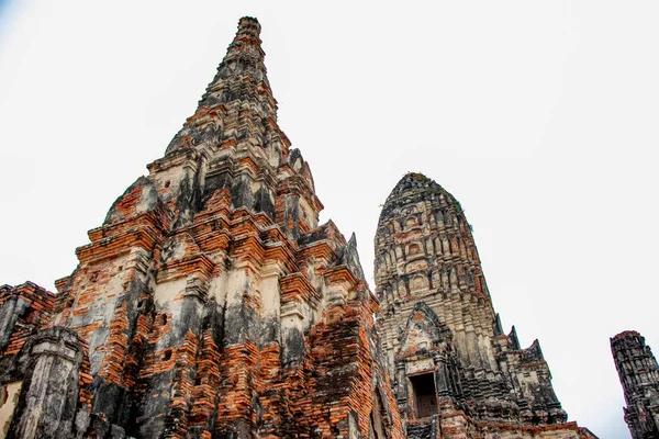 Thaiföld Ajutthaja Wat Chaiwatthanaram Templom — Stock Fotó