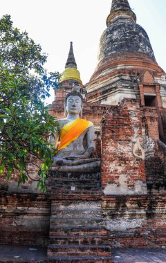 Tayland. Ayutthaya. Wat Yai Chai Mongkhol Tapınağı