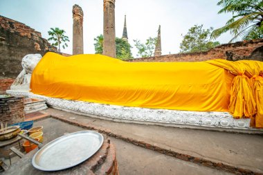Tayland. Ayutthaya. Wat Yai Chai Mongkhol Tapınağı