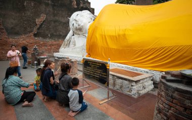 Tayland. Ayutthaya. Wat Yai Chai Mongkhol Tapınağı